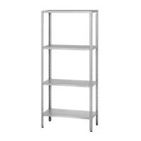 Стеллаж полочный СПЛб «Base» 1800x1000x400 со сплошной полкой (цинк)