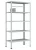 Стеллаж металлический Титан МС-750 1800x1500x600/7